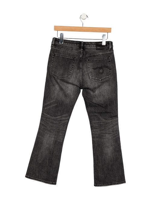 R13 Mid-Rise Straight Leg Jeans