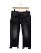 R13 Mid-Rise Straight Leg Jeans