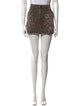 R13 Leather Mini Skirt