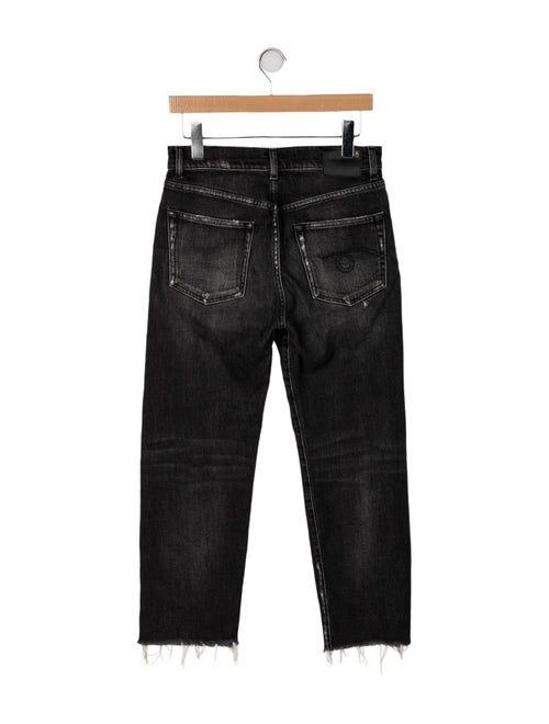 R13 Mid-Rise Straight Leg Jeans