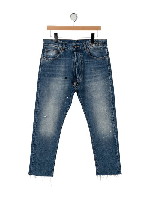 R13 High-Rise Straight Leg Jeans