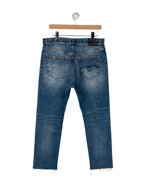 R13 High-Rise Straight Leg Jeans