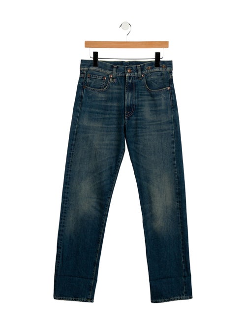 R13 High-Rise Straight Leg Jeans