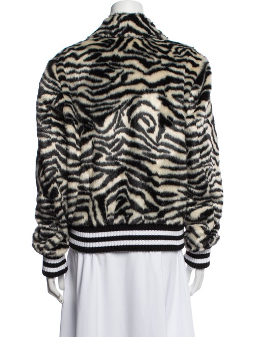 R13 Animal Print Faux Fur Jacket