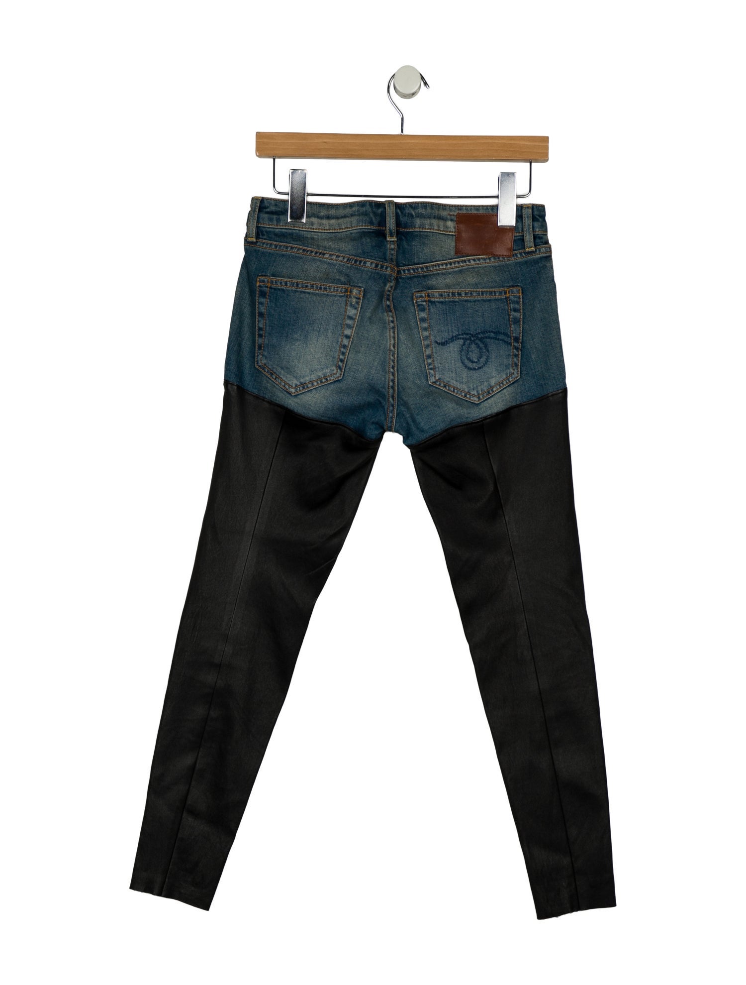 R13 Mid-Rise Skinny Leg Jeans