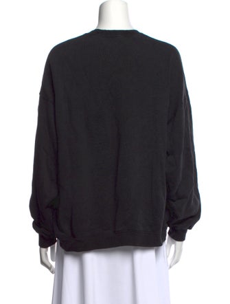 R13 Graphic Print Crew Neck Sweater