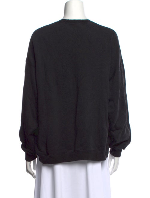 R13 Graphic Print Crew Neck Sweater