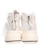 R13 Canvas Distressed Accents Sneakers