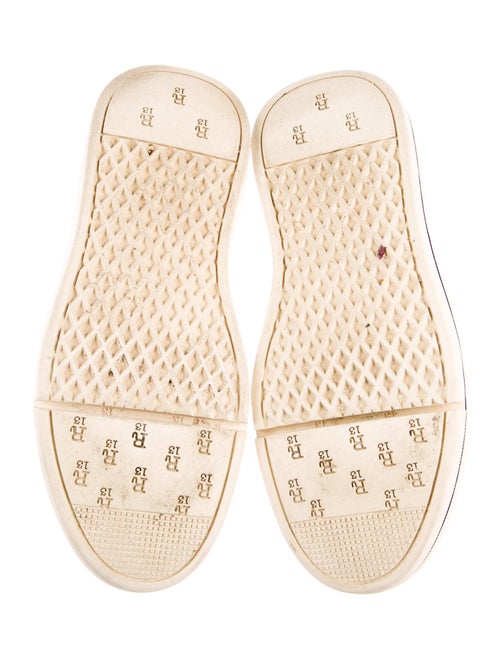 R13 Canvas Distressed Accents Sneakers