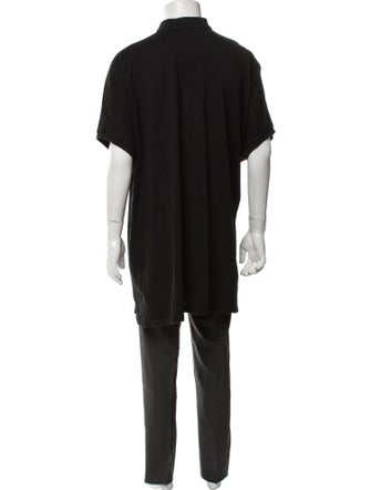 R13 Collar Short Sleeve Polo Shirt