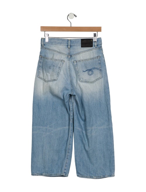 R13 Crop Wideleg Jean Wide Leg Jeans