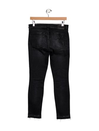 R13 Mid-Rise Straight Leg Jeans