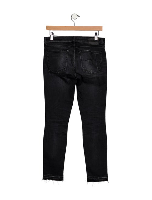 R13 Mid-Rise Straight Leg Jeans