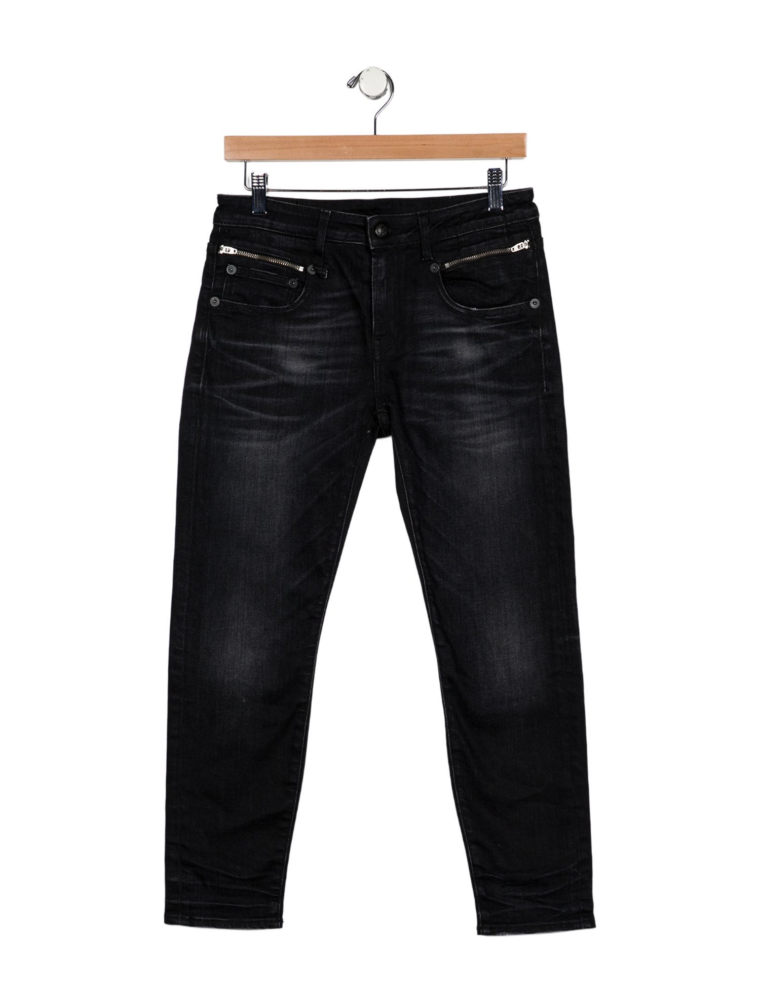 R13 Mid-Rise Skinny Leg Jeans