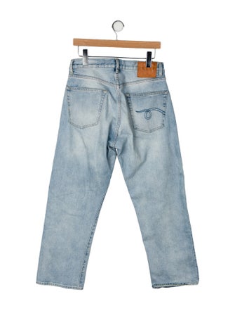 R13 High-Rise Straight Leg Jeans