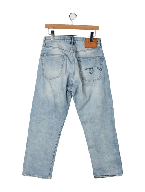 R13 High-Rise Straight Leg Jeans
