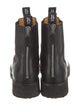 R13 Leather Embroidered Accent Chelsea Boots