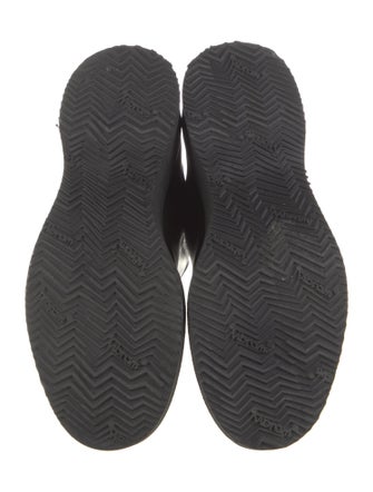 R13 Leather Embroidered Accent Chelsea Boots