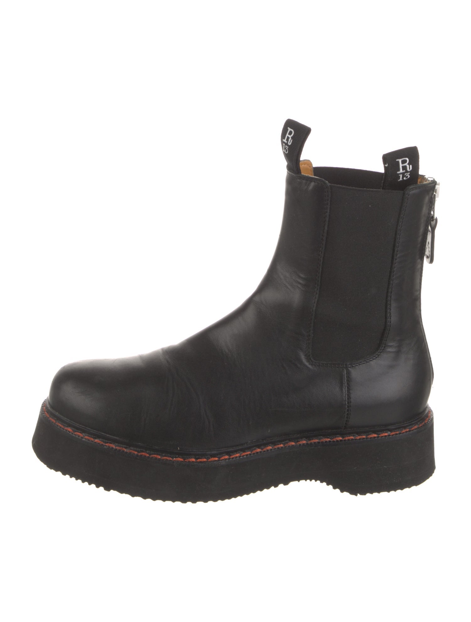 R13 Leather Chelsea Boots