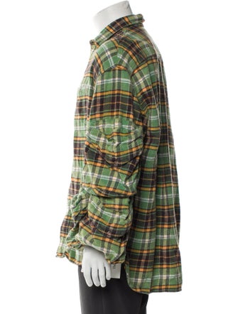 R13 Plaid Print Jacket