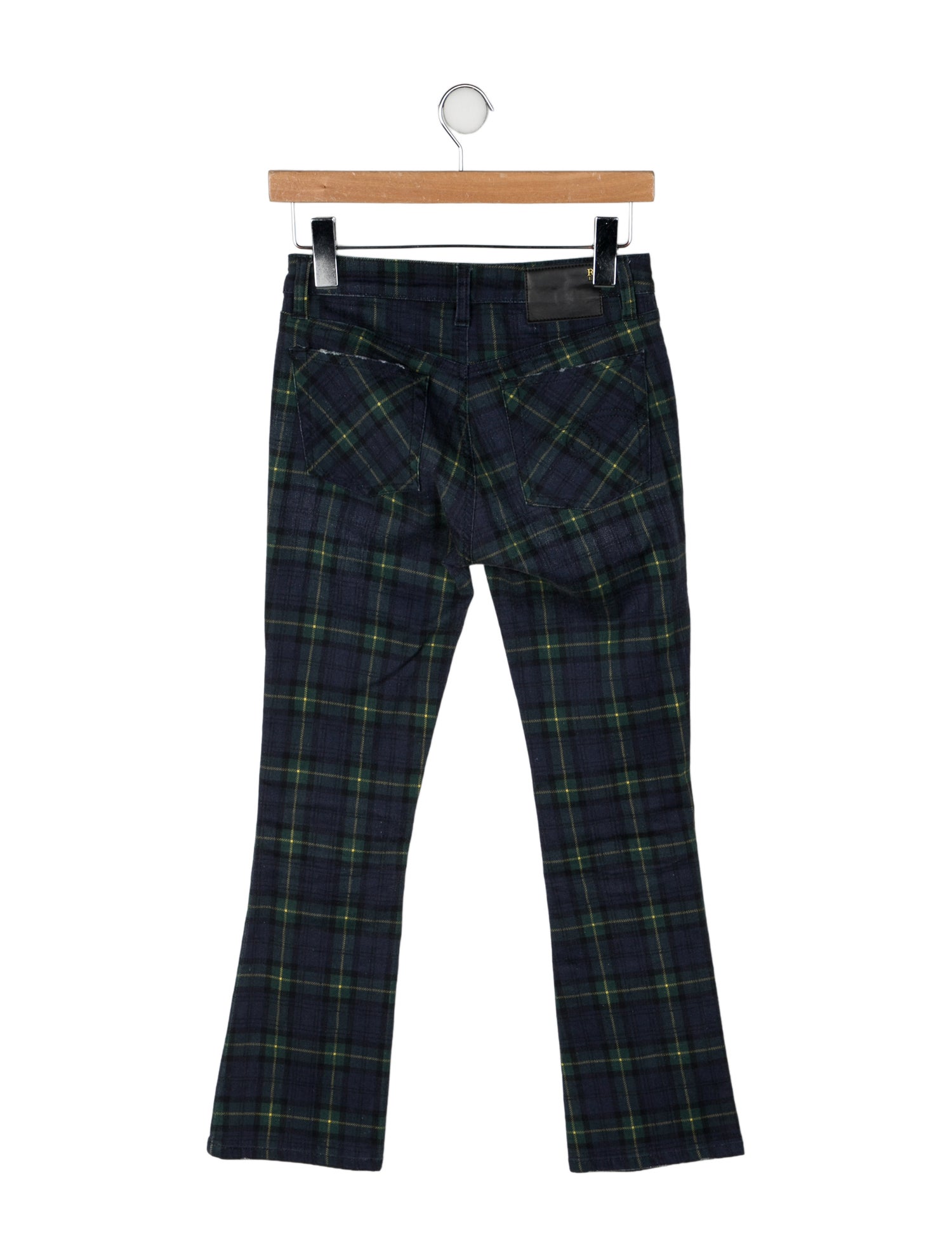 R13 Mid-Rise Straight Leg Jeans