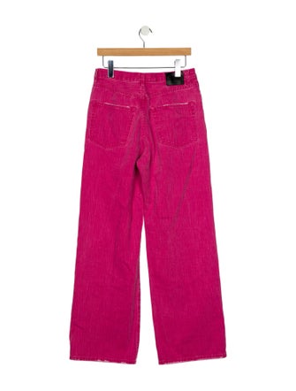 R13 High-Rise Wide Leg Jeans