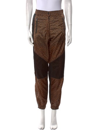 R13 Animal Print Skinny Leg Pants