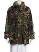 R13 Camouflage Print Utility Jacket