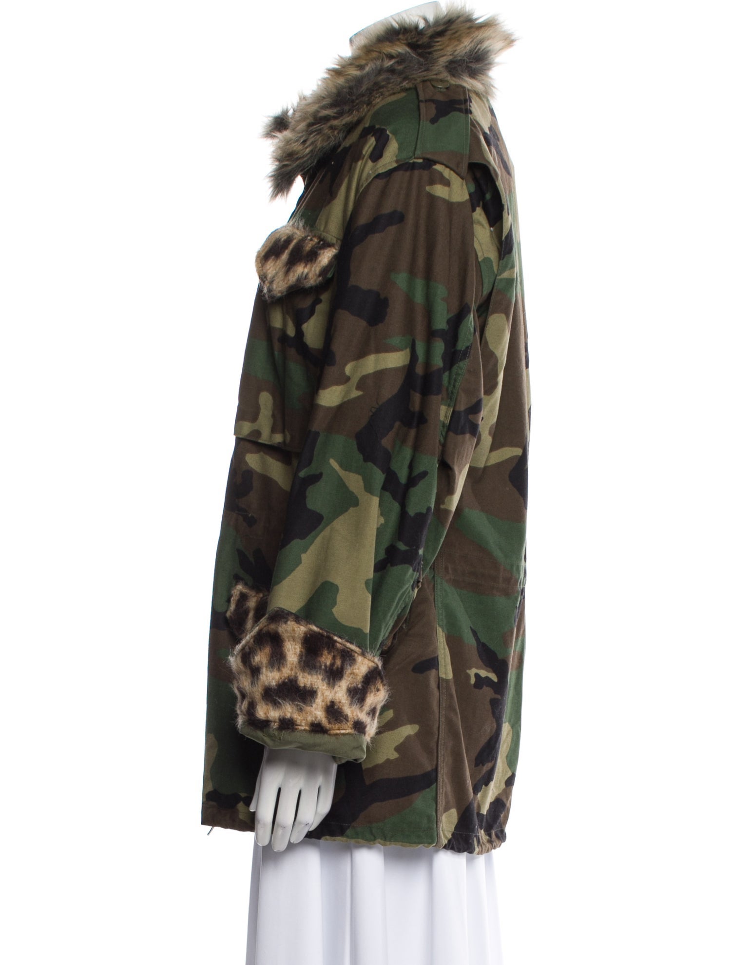 R13 Camouflage Print Utility Jacket
