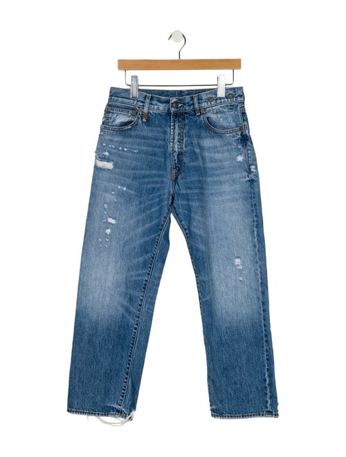 R13 Mid-Rise Straight Leg Jeans