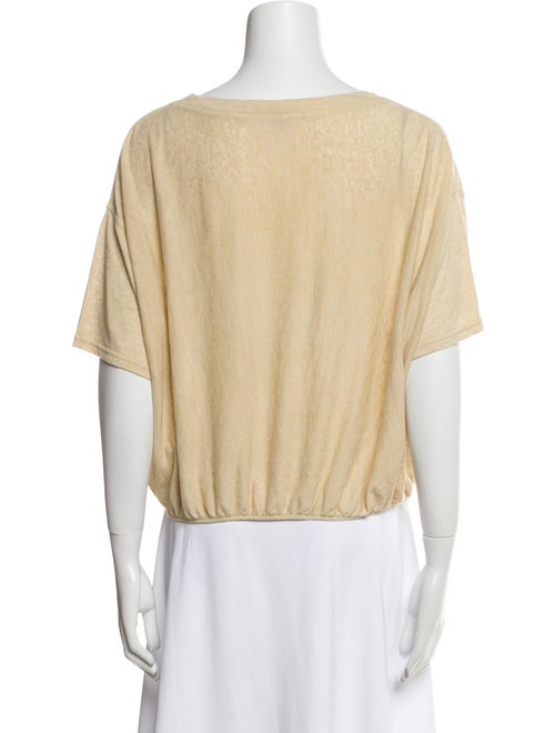 R13 Linen V-Neck T-Shirt