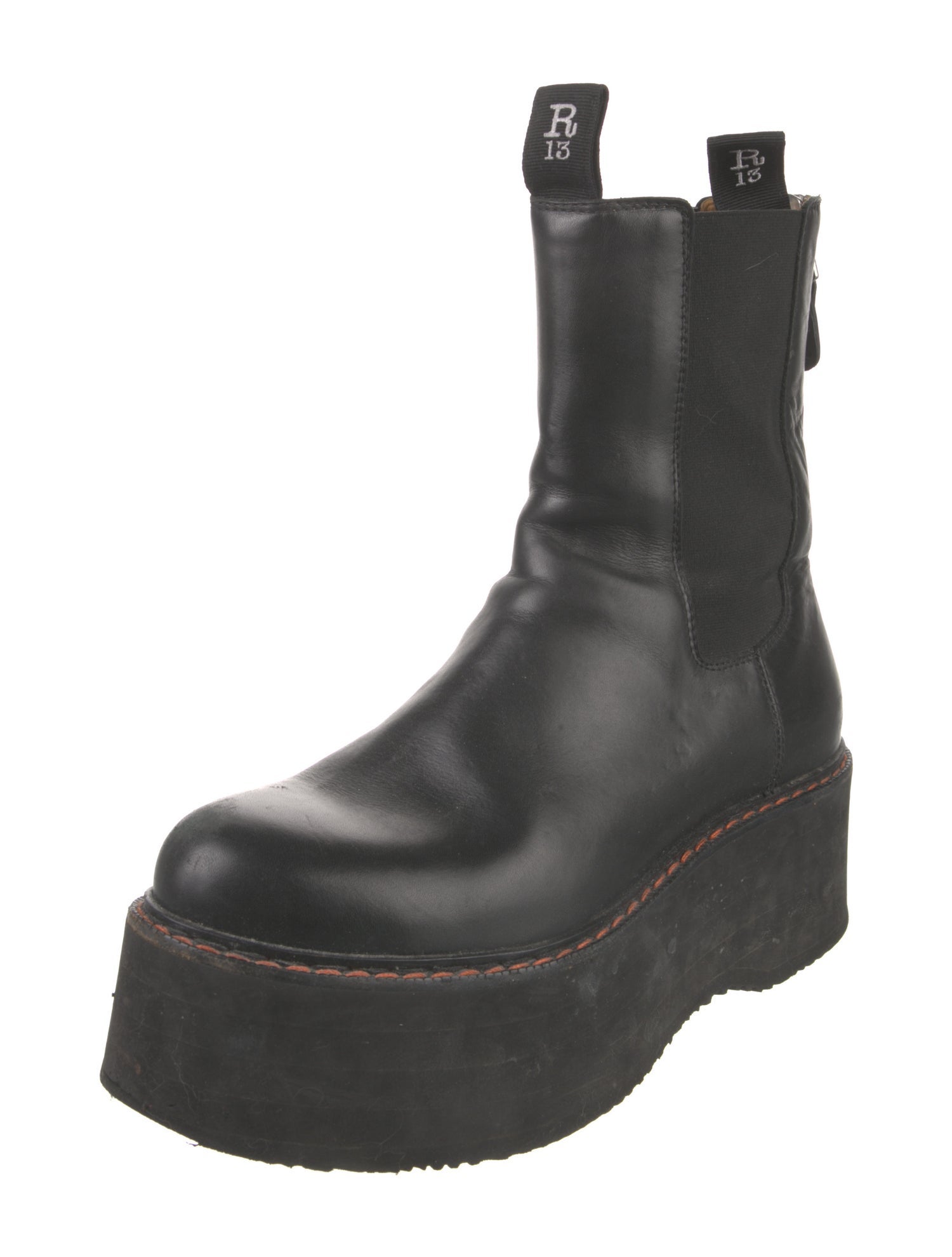 R13 Leather Chelsea Boots