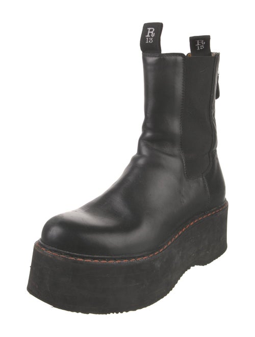 R13 Leather Chelsea Boots