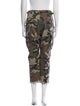 R13 Camouflage Print Skinny Leg Pants