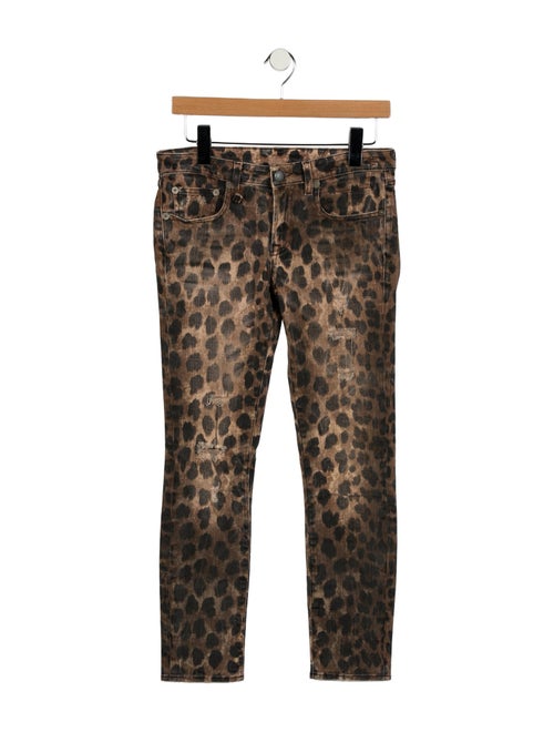 R13 Mid-Rise Skinny Leg Jeans