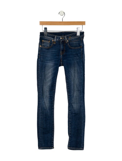 R13 Low-Rise Skinny Leg Jeans