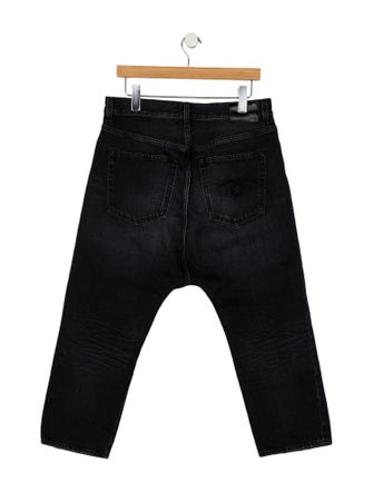R13 High-Rise Straight Leg Jeans