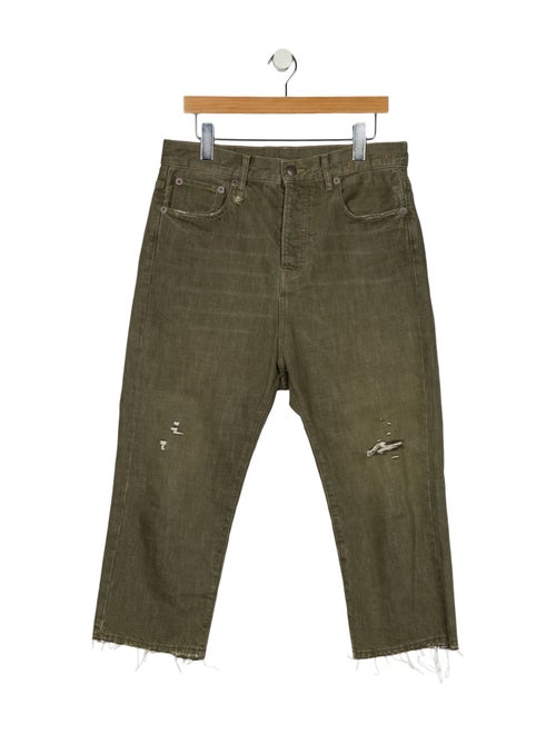 R13 High-Rise Straight Leg Jeans