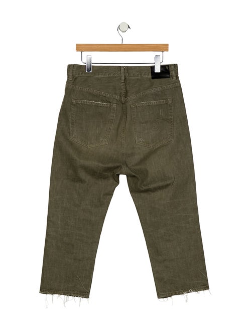 R13 High-Rise Straight Leg Jeans