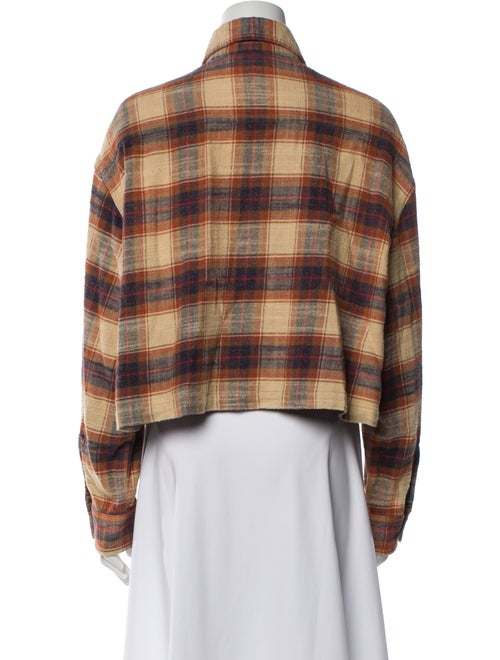 R13 Plaid Print Evening Jacket