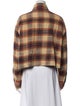 R13 Plaid Print Evening Jacket