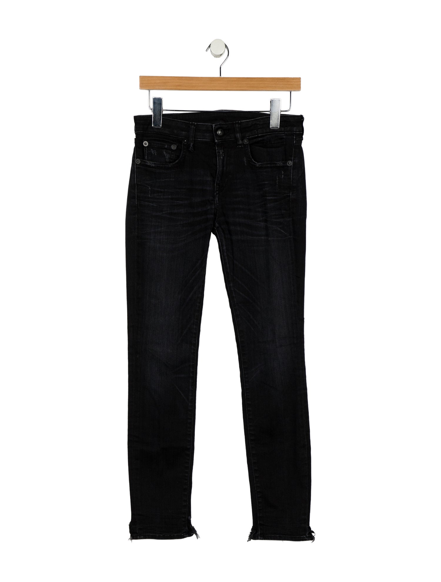R13 Mid-Rise Skinny Leg Jeans