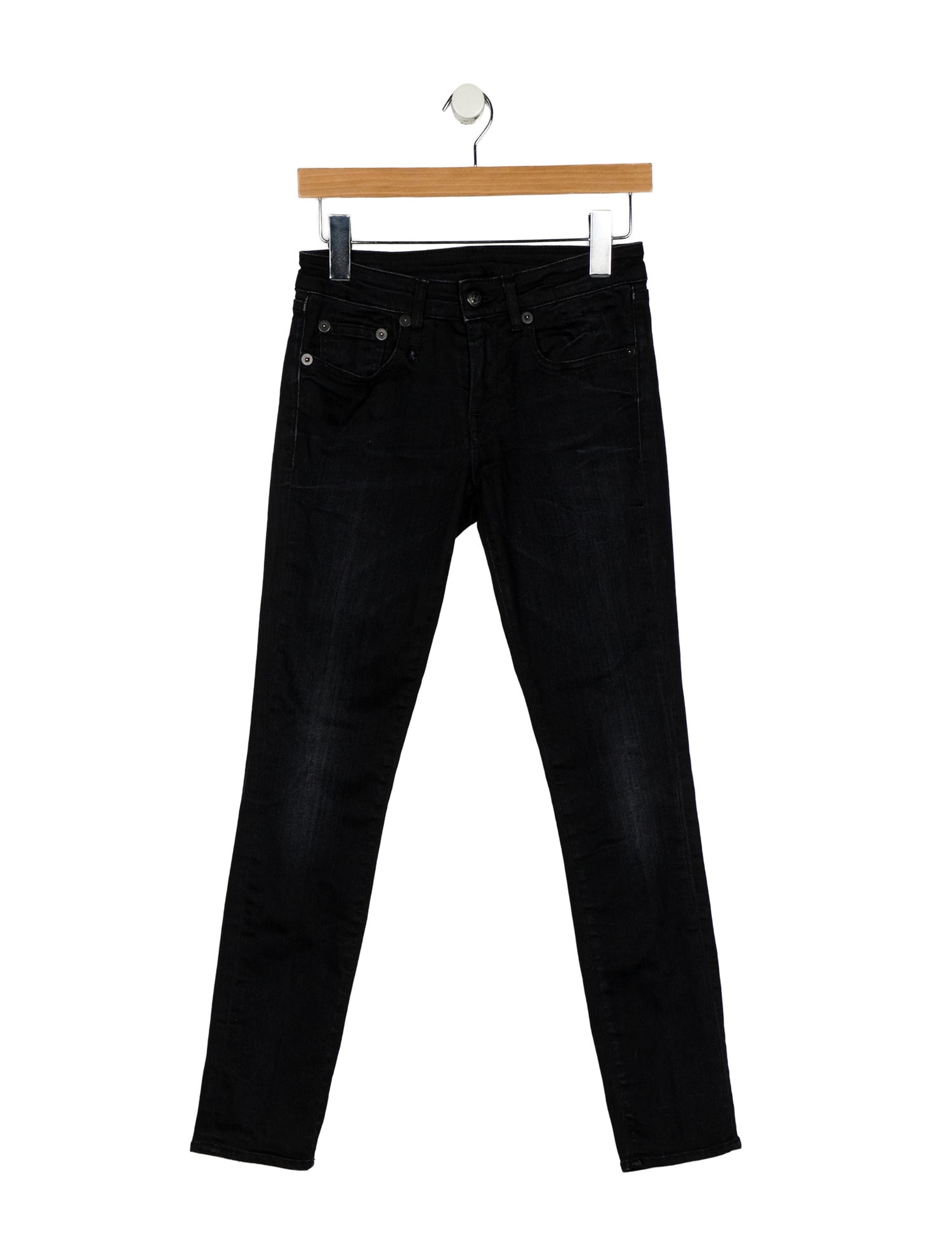R13 Low-Rise Skinny Leg Jeans
