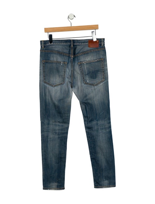 R13 Mid-Rise Straight Leg Jeans