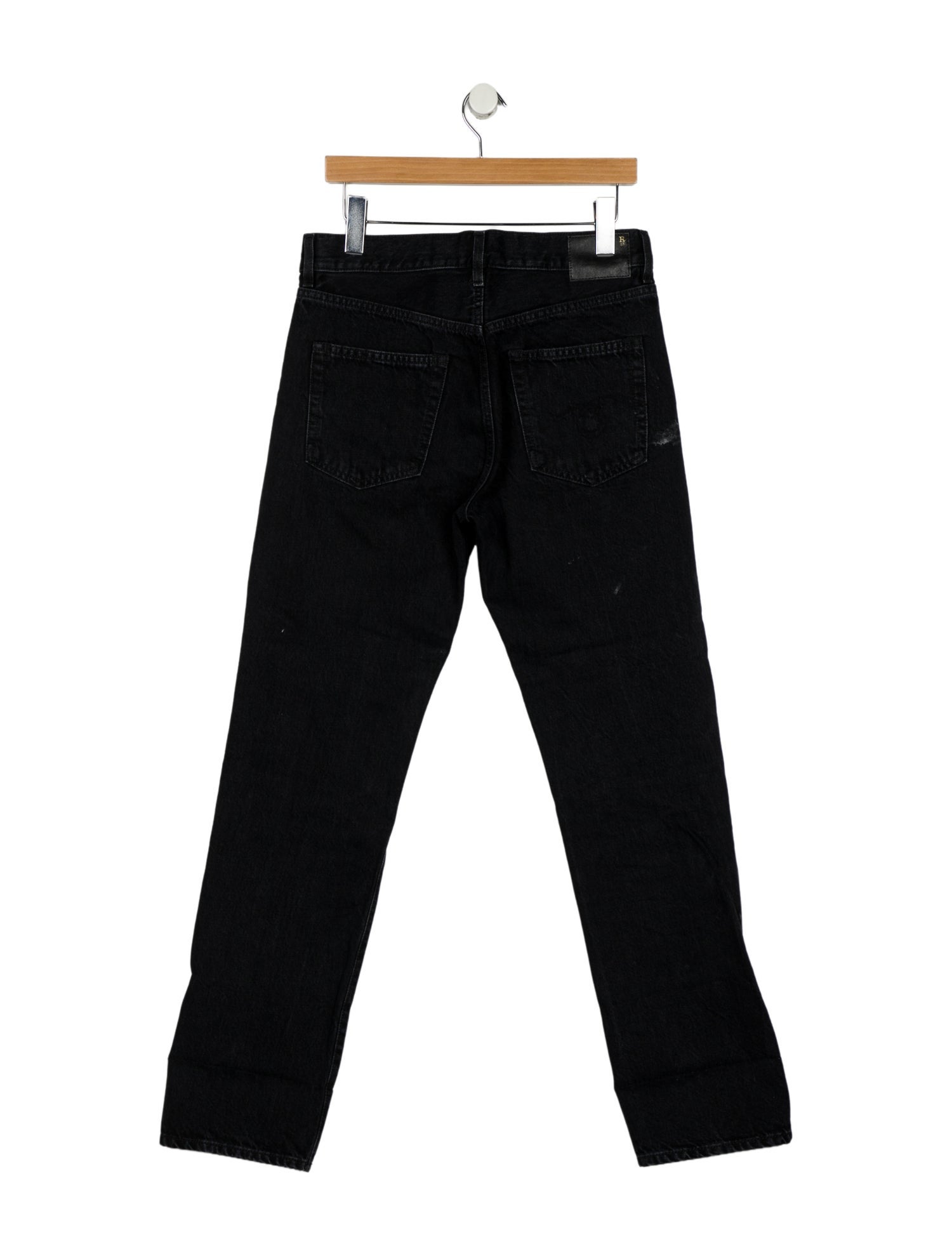 R13 Mid-Rise Straight Leg Jeans