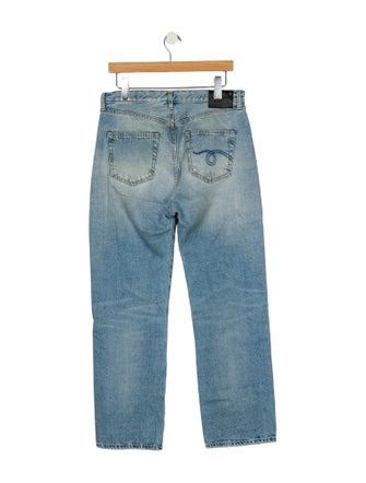 R13 High-Rise Straight Leg Jeans