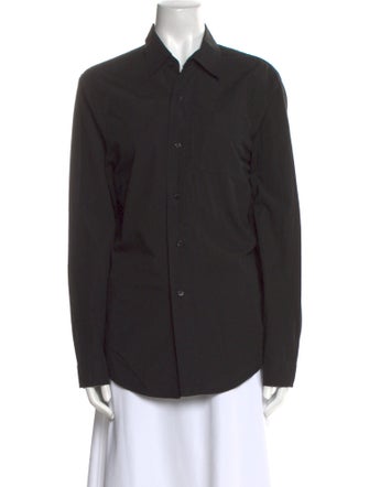 R13 Long Sleeve Button-Up Top