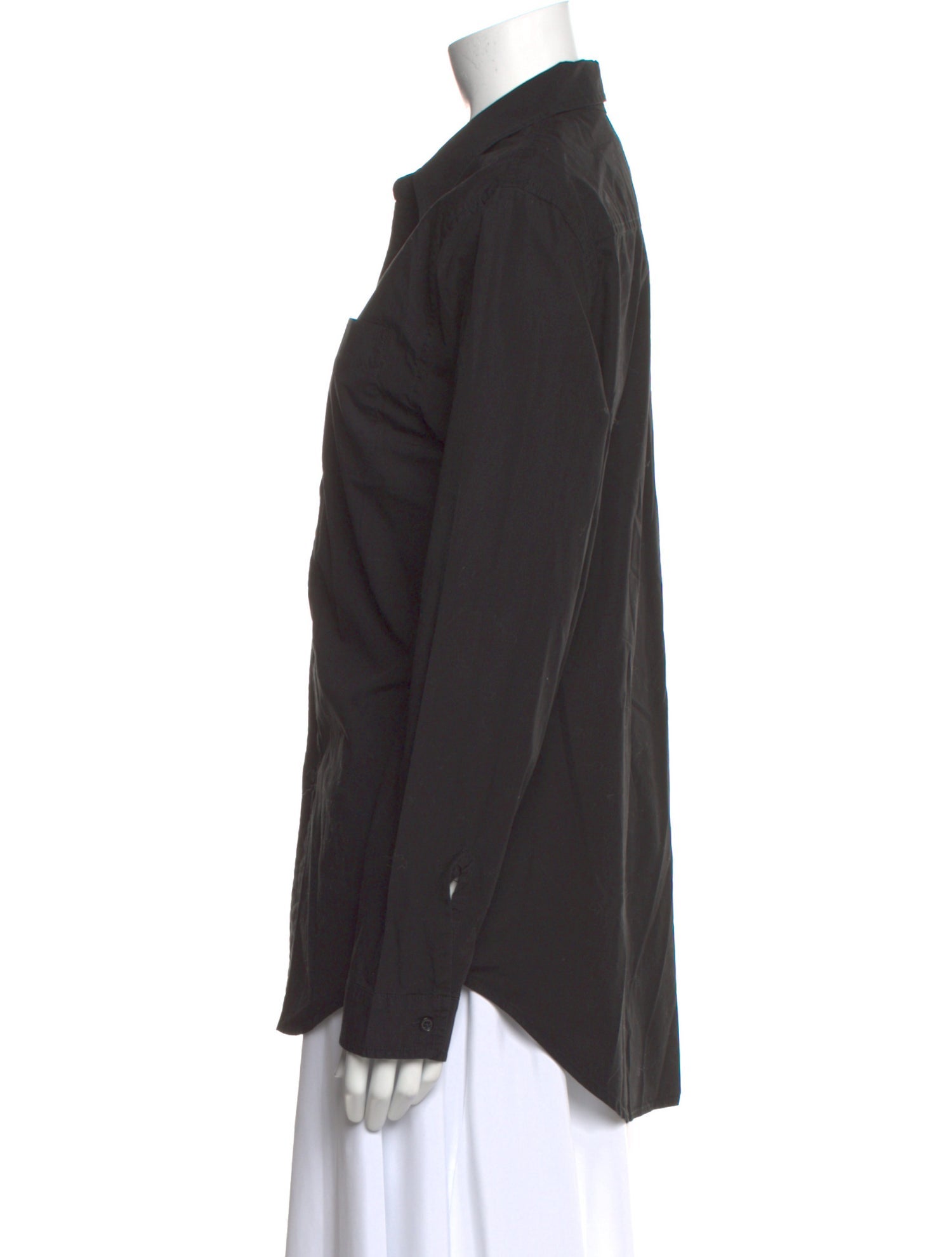 R13 Long Sleeve Button-Up Top