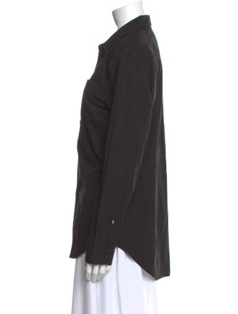 R13 Long Sleeve Button-Up Top