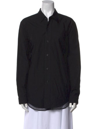 R13 Long Sleeve Button-Up Top